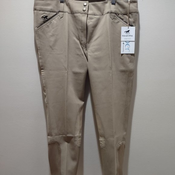 Piper Low-rise Breeches by SmartPak - Knee Patch - Picture 1 of 5